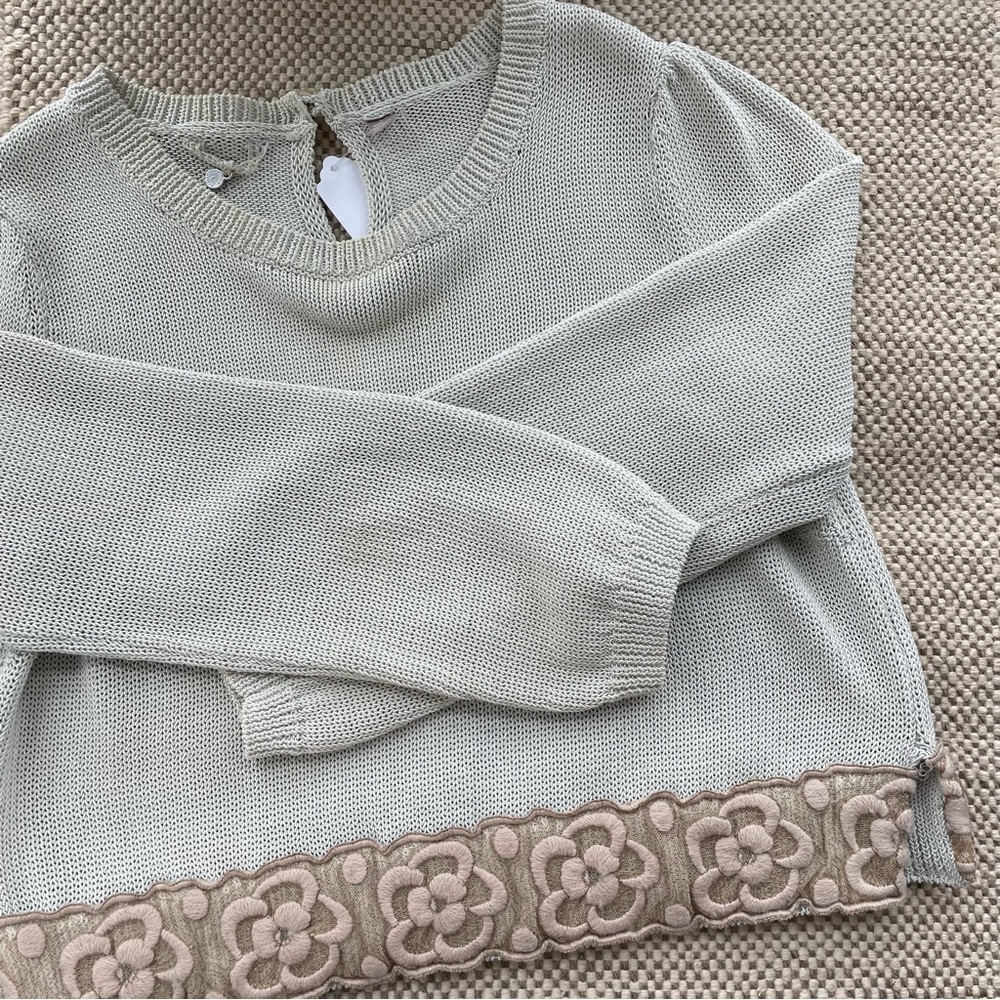 Anthropologie cropped sweater
